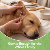 100% Bamboo Cotton Ear Swabs (200-Pack) | Double Tipped Ear Cotton Buds for Beauty & Personal Care | FSC Certified & Hypoallergenic | Suitable for All Ages & Pets | Biodegradable & Disposable