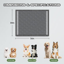 Load image into Gallery viewer, DOGGO DOUG Dog Pee Pads for Dogs XXL 30"x36" Charcoal Puppy Pads 50 Counts Extra Large Disposable Activated Carbon Super Absorbent Full Edge-Wrapping Odor-Control Training Pads with Adhesive Tabs
