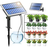 RAINTPOINT Solar Automatic Drip Irrigation Kit System,Solar Garden Watering System with 100% Anti-Siphoning Device, Easy DIY Plant Watering Devices with 6 Timing Modes for 10-15 Potted Plants