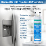 Aqua Fresh WF425 Refrigerator Water Filter (3-Pack) | Replacement for WF3CB, PureSource 3, 706465, 242086201, 242086203, 242294501, 242069601, AP4567491, PS3412266, WF425, Fridge Filter