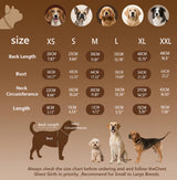 Small/Medium Dog Sweater, Warm Dog Winter Coat w/Sleeves, Comfortable High Neck & Leash Hole, Premium Dog Clothes for Golden Retriever-Best for Holidays, Daily Walks XXL Apricot
