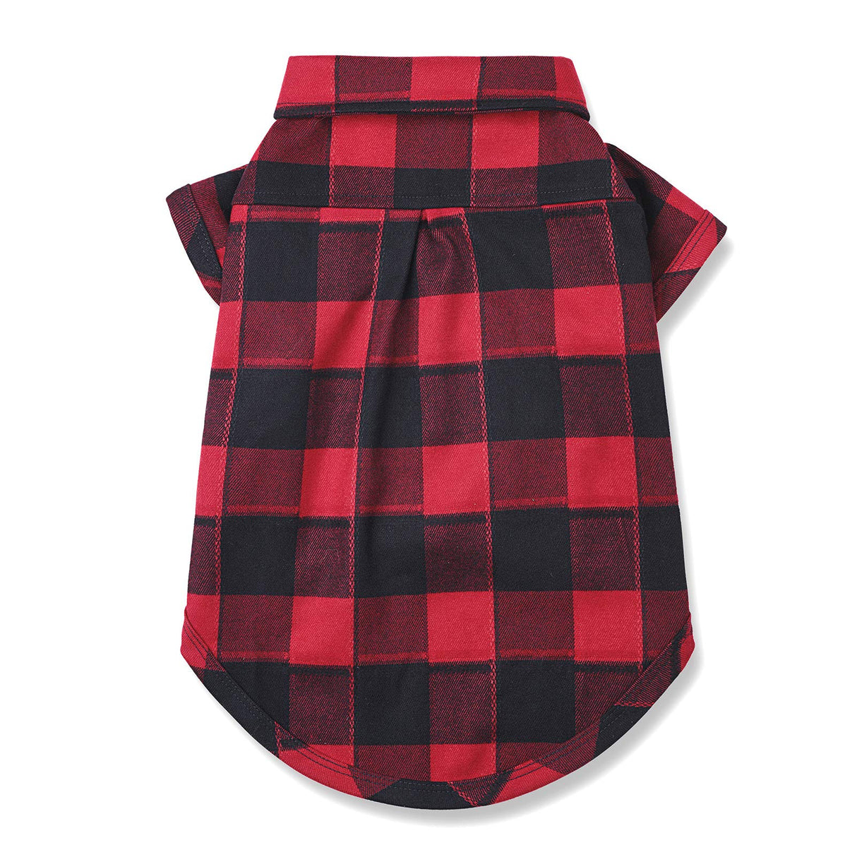Ctilfelix Dog Shirt Plaid Puppy Clothes for Small Medium Large Dogs Cats Boy Girl Kitten Soft Pet T-Shirt Breathable Tee Outfit Adorable Grid Apparel Halloween Thanksgiving [Red#1; XS]