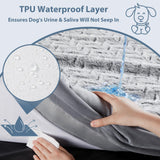 WNPETHOME XL Extra Large Dog Bed, Washable Dog Couch with Removable Waterproof Cover, Orthopedic Large Pet Sofa Bed with Bolster Sides for Sleeping