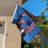 Trump Shooting Flag Trump Shooting Flag Trump 2024 Flags 3x5 Double Sided Outdoor Flag Tapestry Gifts