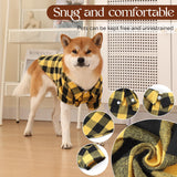 Harbyel Dog Shirts Plaid Dog Shirt Dog Clothes for Small Medium Large Dogs Owner and Pet Shirts are Sold Separately