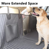 YMETECH Back Seat Extender for Dogs, Dog Car Seat Cover, Back Seat Bridge Gap Filler, Non-Inflatable Car Camping Mattress Bed, Dog Hammock for Truck SUV (Black)