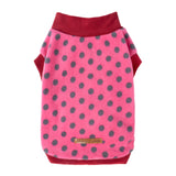 Fitwarm Fleece Polka Dot Dog Sweater, Thermal Dog Winter Clothes for Small Dogs Girl Boy, Doggy Pullover Jumper, Pet Outfit, Burgundy Red, Pink, Grey, XL