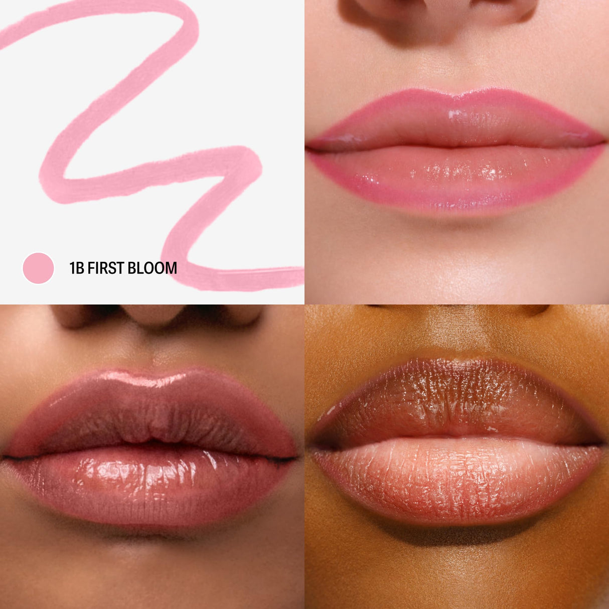 Lip Liner STAY-N Peel Off Lip Stain — Long Lasting Waterproof Lip Tint with Hyaluronic Acid & Vitamin E — Transfer Proof Matte Finish, Vegan & Cruelty-Free (First Bloom)