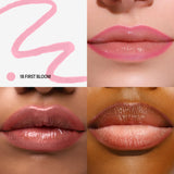 Lip Liner STAY-N Peel Off Lip Stain — Long Lasting Waterproof Lip Tint with Hyaluronic Acid & Vitamin E — Transfer Proof Matte Finish, Vegan & Cruelty-Free (First Bloom)