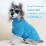 XPUDAC 4 Pack Dog Sweaters Fleece Dog Sweatshirt Winter Pet Clothes for Small Medium Dogs Boy Girl Pullover Puppy Christmas Outfits Cat Apparel, Grey, Blue, Navy, Green, XS