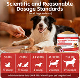 Dog Wart Remover - Turkey Tail Mushroom for Dogs - Lipoma Treatment for Dogs - Lumps and Bumps Supplement - Immune Support with L-Lysine, Zinc, Taurine, Selenium, Anthocyanins