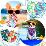 Saintrygo 20 Pcs Plain Dog Bandanas Bulk for Puppy Dogs Heat Transfer Adjustable Pet Bandanas Blank DIY Triangle Sublimation Washable Puppy Bibs Scarfs for Small Medium Large Pet(25 x 17 x 17 Inches)