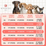 KYEESE Dog Pajamas Plaid Dog Pajamas for Small Dogs Boy Girl Comfy Coat Soft Doggie Jammies Stretchy Onesie Pet Clothes Velvet Pjs, Grey, Medium