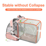 Texsens Innovative Traveler Bubble Backpack Pet Carriers with Upgraded Breathable & Expandable Tent for Cats and Dogs