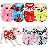 Shinylin 6 Pieces Dog Sweaters for Small Dogs Girls Winter Puppy Clothes Female Fleece Warm Thick Outfit Pet Small Doggie Clothes for Yorkie Chihuahua(XXS)