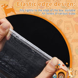 Tondiamo 50 Pieces Cage Liners for Small Animals Disposable Hamster Tray Liner Clear Plastic Box Liner Leak Proof Guinea Pig Cage Liner Bag Litter Toilet Film for Rabbit Bunny Hamster Hedgehog