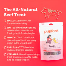 Load image into Gallery viewer, Pupford Freeze Dried Training Treats for Dogs &amp; Puppies, 475+ Three Ingredient Bites (Beef Liver, 4 oz)
