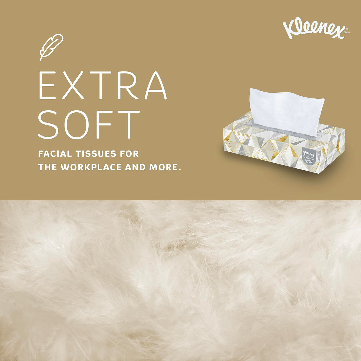 Kleenex® Professional Facial Tissues, Bulk (03076), 2-Ply, White, Flat Facial Tissue Boxes for Business, Convenience Case (125 Tissues/Box, 12 Boxes/Case, 1,500 Tissues/Case)