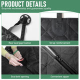 Flibaluly Dog Car Seat Cover for Back Seat,Back Seat Pet Cover for Dogs,Protects Against Fur,Mud & Scratches for Cars & SUVs,Backseat Cover for Dogs in Car