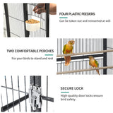 YITAHOME 53 inches Birdcage Cover and Bird Cage Seed Catcher, Bird Cages for Parakeets, Parrot, Cockatiel, Pigeon, Flight cage for Birds