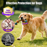 4 Pack Flea Collar for Dogs, Adjustable Flea & Tick Prevention Collars with Comb for Small Medium and Large Dog, Waterproof Flea Control Collar Safe for All Breeds, 25 inch