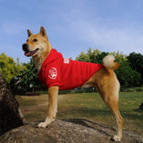 Dog Security Hoodie with Glow-in-The-Dark Prints DAJIDALI Dog Clothes Apparel Winter Sweatshirt Warm Sweater Jacket Coat Hoodie for Small Medium Large Dog Cat
