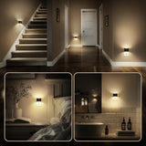 LED Night Light[2 Pack], Night Lights Plug into Wall, 3 Level Brightness Adjustable Plug in Night Light, Dusk to Dawn Sensor, Nightlights for Adults, Bedroom, Bathroom, Hallway, 3000K