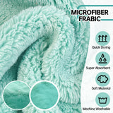 Dog Drying Coat, Microfibre Fast Absorbent Bath Towel With Magic Sticker & Belly Strap - Bathrobe for Puppy, Small, Medium, Large Dogs and Cats
