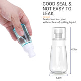Pack 2 Small Spray Bottle Travel Size 2oz/60ml - Fine Mist Mini Empty Spray Bottles - Leak Proof - for Toners, Face & Hair Mist