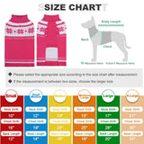 Mihachi Dog Sweater - Winter Coat Apparel Clothes with Colorful Stripes for Cold Weather, Black ML