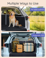 NOBLE DUCK SUV Cargo Liner Waterproof Scratch-Resistant for Dogs Pet Trunk Mat with Non-Slip Bumper Flap Protector Heavy-Duty Cover for Sedans SUV