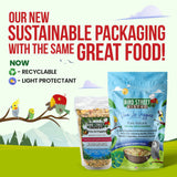 Bird Street Bistro Parrot Food - Parakeet & Cockatiel Food - Cooks in 3-15 min with Natural Wholesome Grains, Legumes, Non-GMO Fruits, Vegetables & Health Spices