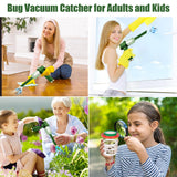 Jahy2Tech Bug Vacuum Catcher,Cordless Handheld Vacuum Cleaner with LED Light Rechargeable Portable Bug Catcher Grabber 6000Pa Suction Power Bug Sucker Insect Stink Moth Spider and Car Cleaning Green