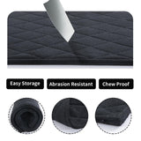 HOMBYS Chew Proof Dog Crate Pad Mat, 22"x35" Indestructible Kennel Pad for Aggressive Chewers, Durable and Water Resistant Teething Puppy Crate Mats for Dogs Cages
