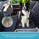 Lassie 4 in 1 Dog Floor Hammock for Crew Cab,100% Waterproof Backseat Cover Dog Seat Covers, Bench Protector for Ford F150, Chevy Silverado,GMC Sierra,Toyota Tundra,Ram 1500 Truck etc