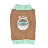 Star Wars Mandalorian The Child Dog Sweater - The Mandalorian & Grogu Pet Outerwear for Dogs - Officially Licensed Dog Apparel & Accessories, Size Large