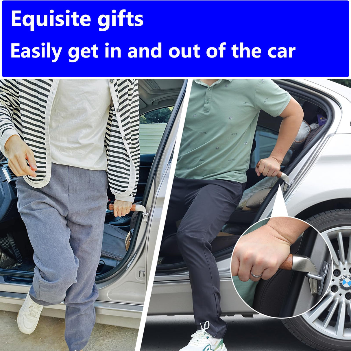 FZCZNKJ Car Door Handle for Elderly Car Handle Assist for Elderly and Disabled Car Door Assist Handle Mobility Aid Window Breaker