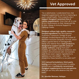 Googipet Premium Dog Multivitamin Chewable, Dog Vitamins and Supplements, Puppy Vitamins & Senior Dogs Probiotics for Gut Health + Vitamin C, Glucosamine for Dogs Joint Support (Chicken Flavor)