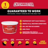 Catchmaster Tree Banding Insect Barrier DIY 15oz Pail, Lanternfly & Ant Traps, Outdoor Adhesive Crawling Insect Trap, Glue Traps to Protect Trees, Fruit & Plants