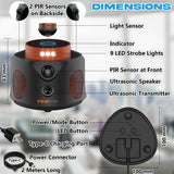 FINEFIX Mice Repellent Indoor 2024 UPGRADED Rodent Repellent Ultrasonic plug in Ultrasonic Mouse Repellent Ultrasonic plug in Bat Repellent Rat Repellent Ultrasonic Squirrel Repellent indoor Attic etc