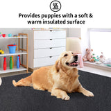 NYFITY Kennel Pad Dog Crate Mat Liner, Absorbs Urine, Waterproof, Non-Slip, Washable Puppy Pee Pad for Kennel Training - Under Pet Cage to Protect Floors, Thin Cut to Fit Design (48" x 29" - 2 Pack)