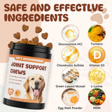 Glucosamine for Dogs Hip and Joint Supplement 200 PCS Glucosamine Chondroitin MSM for Dogs Hip & Joint Pain Relief Mobility Support for All Small Medium Large Breeds Chicken Flavor