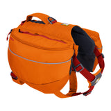 Ruffwear, Approach Pack Dog Backpack, Weight‑Forward Saddlebags with Flopper Stoppers, 5‑Point Adjustable Fit, Padded Handle, Dual Leash Points, Reflective Trim, Campfire Orange, Large/X-Large