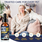 Hemp Oil for Dogs and Cats 3 Pack Organic Helps with Аnxiеty, Calming, Pain Relief, Hip Joint, Arthritis, Seizures Supplement for Smal & Large Pets with Omega 3-6-9 Oil Fast Results