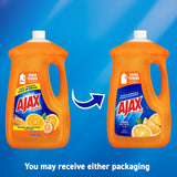 Ajax Ultra Dishwashing Liquid Dish Soap Refill, Orange Scent, Triple Action, 90 fluid ounce