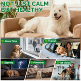 DOGVC Hemp Calming Chews for Dogs Calming Chews - Anxiety Relief Treats, Dog Calming Relaxing Treats Care Hemp Quiet Moments for Dogs Thunderstorm Fireworks Separation Anxiety Relief, Beef, 120 Ct