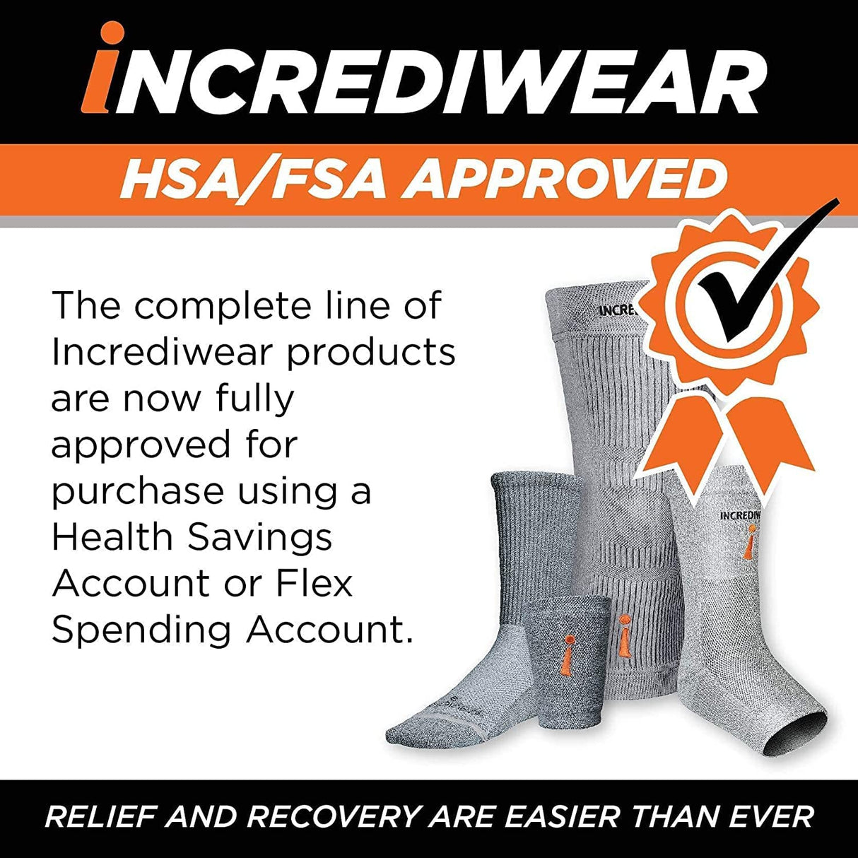 Incrediwear Arm Sleeve – Arm Sleeves for Men and Women to Help with Muscle Pain Relief and Muscle Recovery, Perfect for Baseball, Basketball, Football, Cycling and Working Out (Charcoal, Large)
