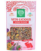 Small Pet Select - Vita-Licious Herbal Blend, a Natural Herbal Treat for Rabbits, Guinea Pigs, Hamsters, Gerbils, and Mice, 4.4oz