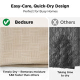 Bedsure Waterproof Couch Cover for Dogs Washable - Waterproof Blanket for Large Dogs Couch Sofa Cozy, Lightweight Furniture Protector for Pet Cat Quick Drying Puppy, Sandy Tan, 40x50IN