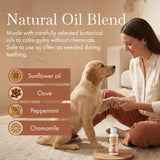 Punkin Butt for Pets Puppy Teething Oil to Stop Chewing and Relieve Discomfort | All Natural, Organic, Safe for Dogs, Chemical-Free (2 oz)